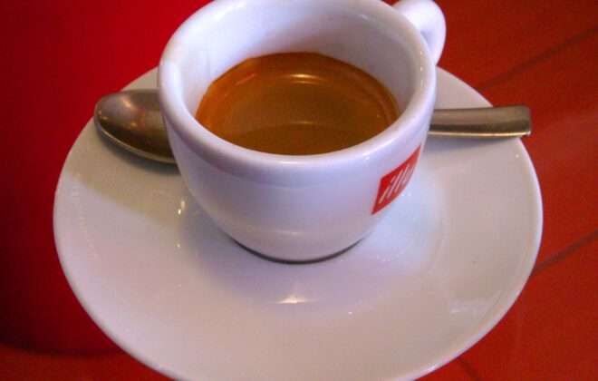 Cup of Espresso, Lemone, CC BY-SA 4.0 , via Wikimedia Commons